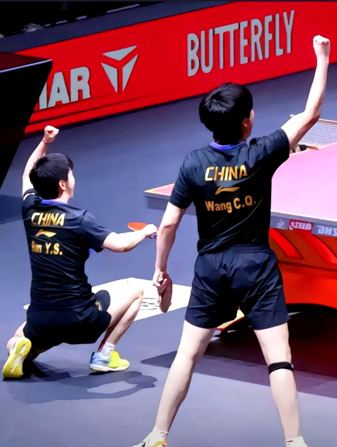 中国乒乓球队绝杀德国乒乓球队，波尔送出助攻